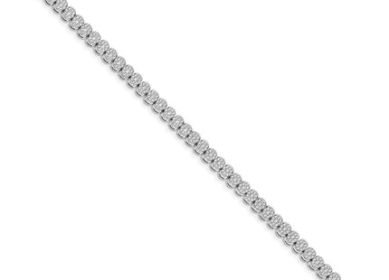 14k White Gold Bracelets Style BM4662 - Classique Jewelry Inc.