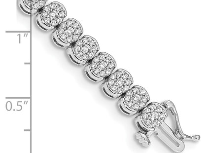 14k White Gold Bracelets Style BM4662 - Classique Jewelry Inc.