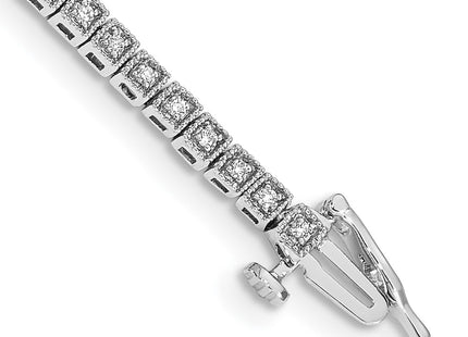 14k White Gold Bracelets Style BM4664 - Classique Jewelry Inc.