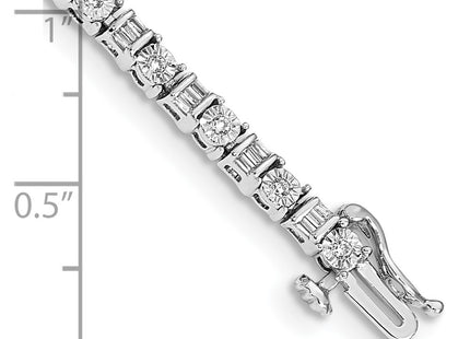 14k White Gold Bracelets Style BM4667 - Classique Jewelry Inc.