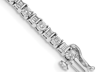 14k White Gold Bracelets Style BM4667 - Classique Jewelry Inc.