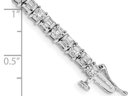 14k White Gold Bracelets Style BM4668 - Classique Jewelry Inc.