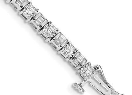 14k White Gold Bracelets Style BM4668 - Classique Jewelry Inc.