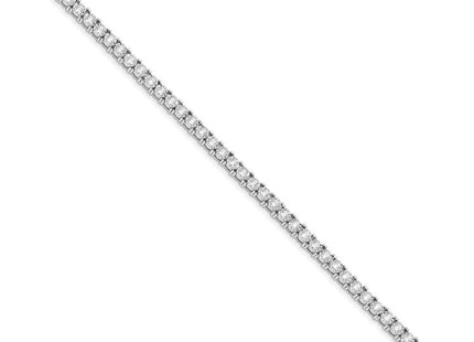14k White Gold Complete 3 carat Diamond Illusion Setting 7. Tennis Bracelet (Style BM4675-300-WA)