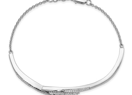 14k White Gold Bracelets Style BM6790 - Classique Jewelry Inc.