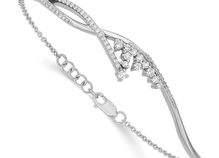 14k White Gold Bracelets Style BM6790 - Classique Jewelry Inc.
