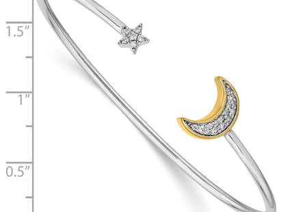 14k Two-tone Bracelets Style BM6849 - Classique Jewelry Inc.