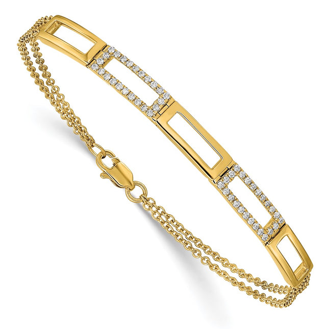 14k Yellow Gold Bracelets Style BM6852 - Classique Jewelry Inc.