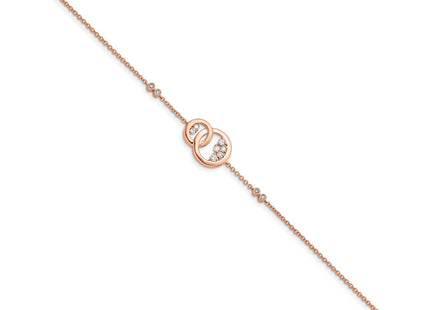14k Rose Gold Bracelets Style BM6869 - Classique Jewelry Inc.
