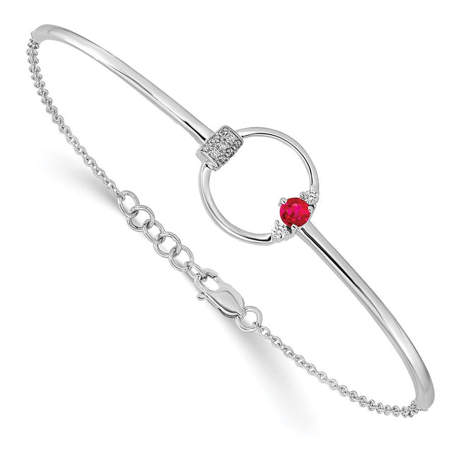 14k White Gold Bracelets Style BM6886 - Classique Jewelry Inc.
