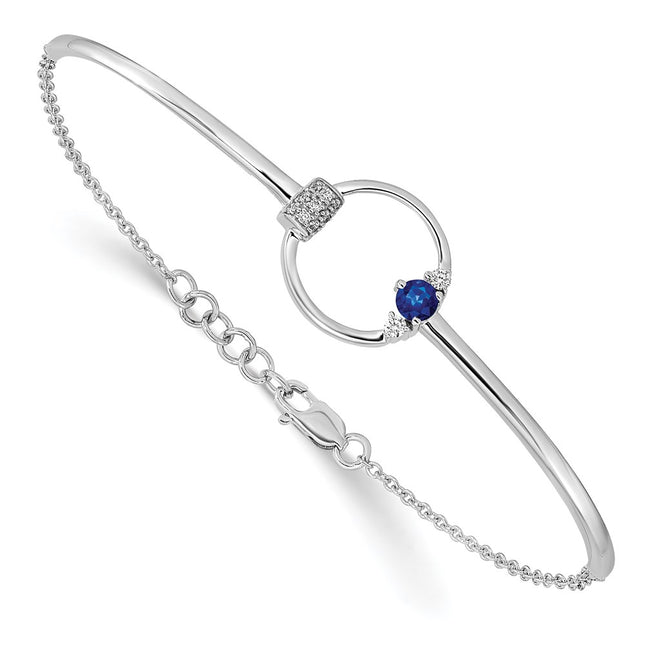 14k White Gold Bracelets Style BM6886 - Classique Jewelry Inc.