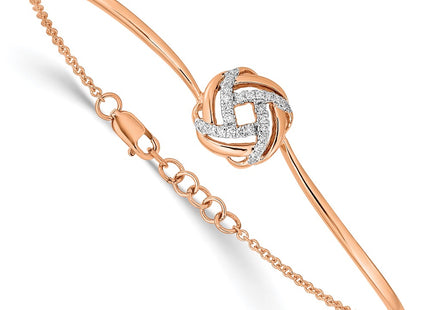 14k Rose Gold Bracelets Style BM6889 - Classique Jewelry Inc.