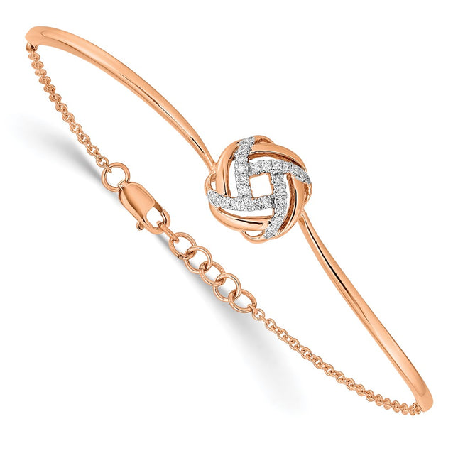 14k Rose Gold Bracelets Style BM6889 - Classique Jewelry Inc.
