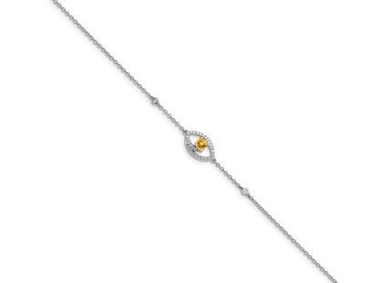 14k White Gold Bracelets Style BM6896 - Classique Jewelry Inc.