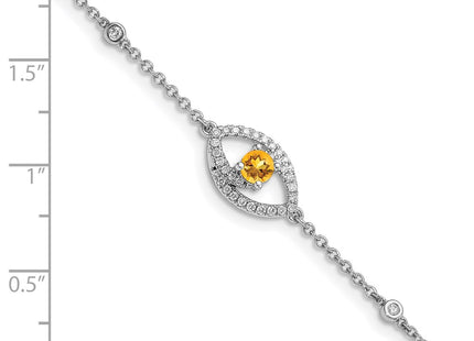 14k White Gold Bracelets Style BM6896 - Classique Jewelry Inc.