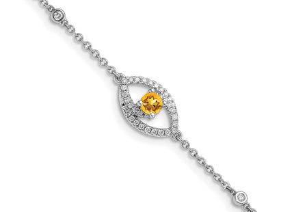 14k White Gold Bracelets Style BM6896 - Classique Jewelry Inc.
