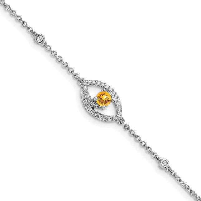 14k White Gold Bracelets Style BM6896 - Classique Jewelry Inc.