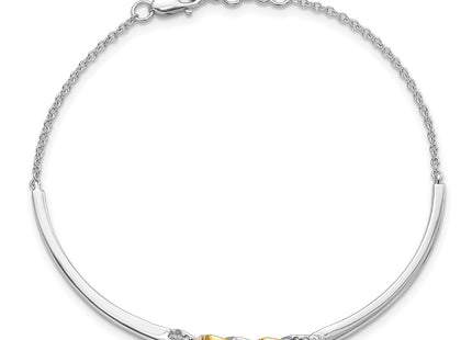 14k Two-tone Bracelets Style BM6906 - Classique Jewelry Inc.