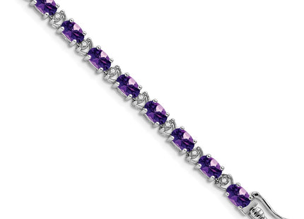 14k White Gold Bracelets Style BM7147 - Classique Jewelry Inc.