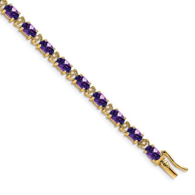 14k Yellow Gold Bracelets Style BM7147 - Classique Jewelry Inc.