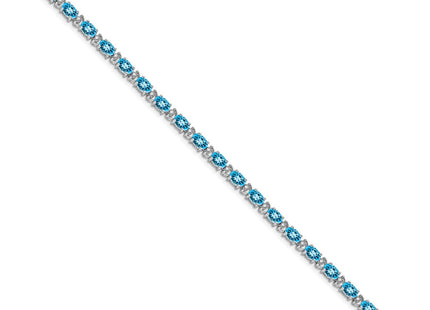 14k White Gold Bracelets Style BM7147 - Classique Jewelry Inc.