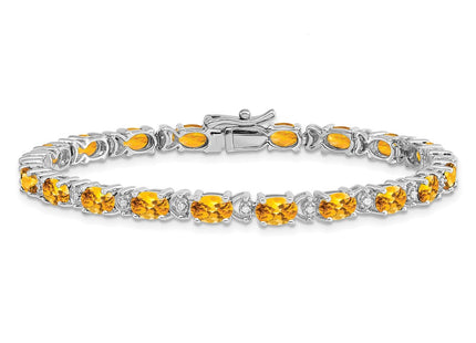 14k White Gold Bracelets Style BM7147 - Classique Jewelry Inc.