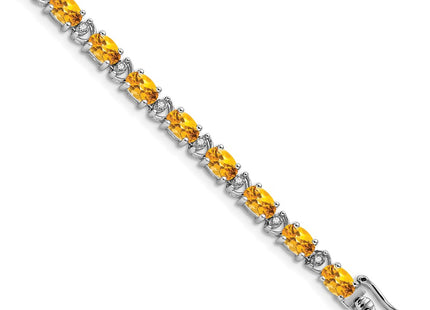 14k White Gold Bracelets Style BM7147 - Classique Jewelry Inc.