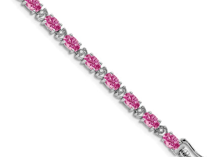 14k White Gold Bracelets Style BM7147 - Classique Jewelry Inc.