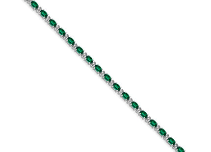 14k White Gold Bracelets Style BM7147 - Classique Jewelry Inc.