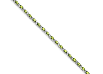 14k White Gold Bracelets Style BM7147 - Classique Jewelry Inc.