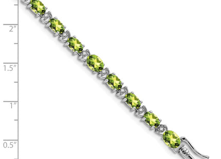 14k White Gold Bracelets Style BM7147 - Classique Jewelry Inc.