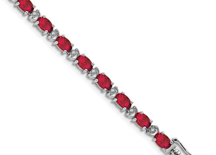 14k White Gold Bracelets Style BM7147 - Classique Jewelry Inc.