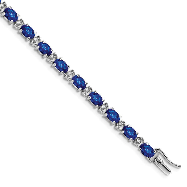 14k White Gold Bracelets Style BM7147 - Classique Jewelry Inc.