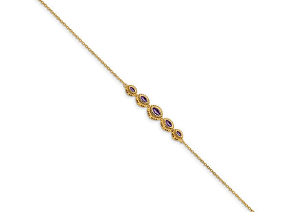 14k Yellow Gold Chain Bracelets Style BM7200 - Classique Jewelry Inc.