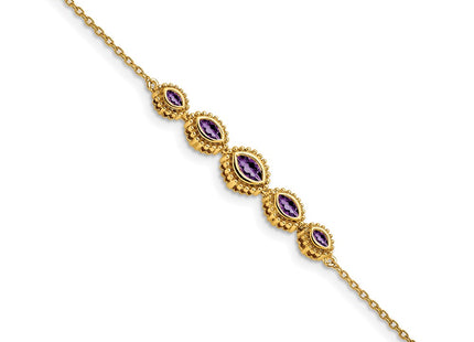 14k Yellow Gold Chain Bracelets Style BM7200 - Classique Jewelry Inc.