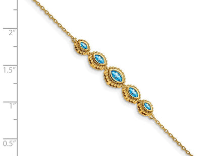 14k Yellow Gold Chain Bracelets Style BM7200 - Classique Jewelry Inc.