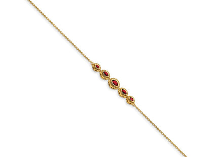 14k Yellow Gold Chain Bracelets Style BM7200 - Classique Jewelry Inc.