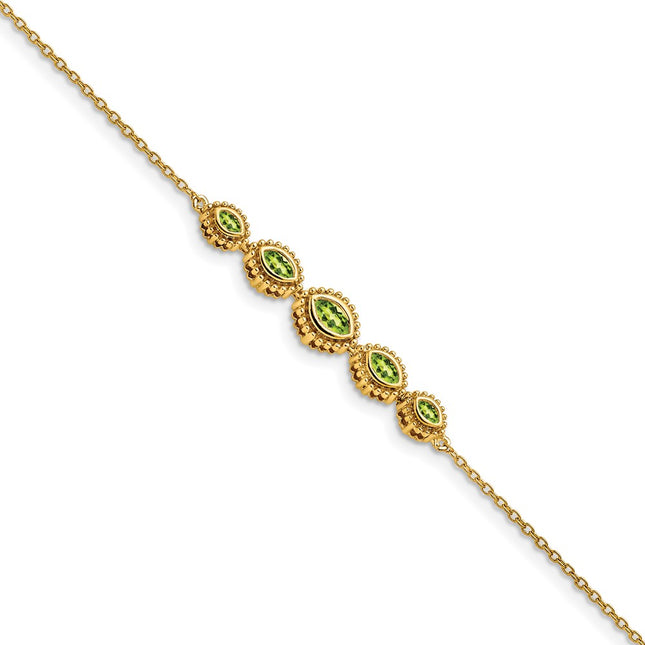 14k Yellow Gold Chain Bracelets Style BM7200 - Classique Jewelry Inc.