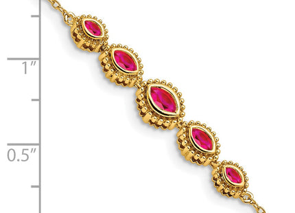 14k Yellow Gold Chain Bracelets Style BM7200 - Classique Jewelry Inc.
