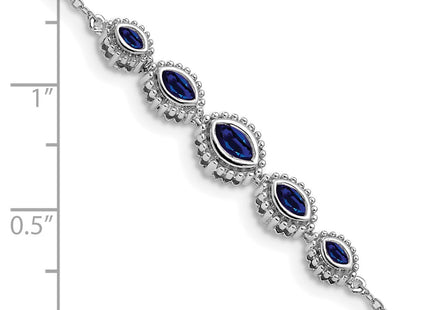 14k White Gold Chain Bracelets Style BM7200 - Classique Jewelry Inc.