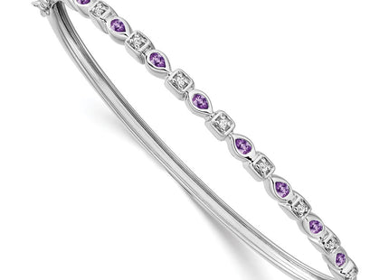 14k White Gold Bracelets Style BM7222 - Classique Jewelry Inc.