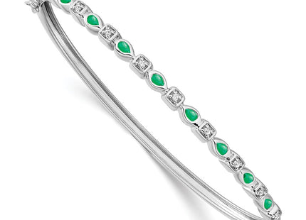 14k White Gold Bracelets Style BM7222 - Classique Jewelry Inc.