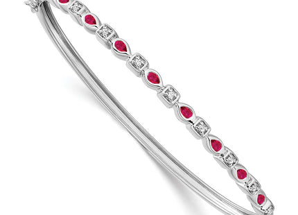 14k White Gold Bracelets Style BM7222 - Classique Jewelry Inc.