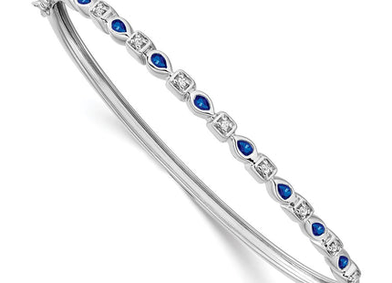 14k White Gold Bracelets Style BM7222 - Classique Jewelry Inc.
