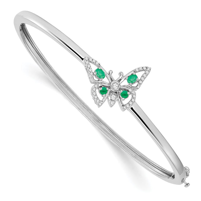 14k White Gold Bracelets Style BM7257 - Classique Jewelry Inc.