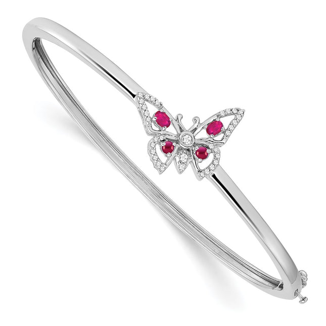 14k White Gold Bracelets Style BM7257 - Classique Jewelry Inc.