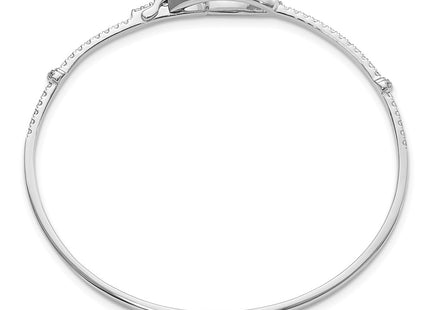 14k White Gold Bracelets Style BM8390 - Classique Jewelry Inc.