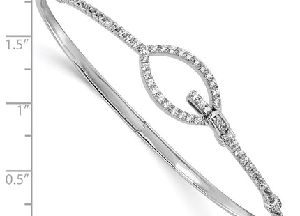 14k White Gold Bracelets Style BM8390 - Classique Jewelry Inc.
