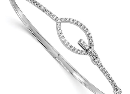 14k White Gold Bracelets Style BM8390 - Classique Jewelry Inc.