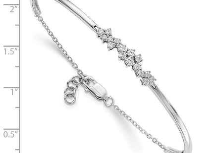 14k White Gold Bracelets Style BM8402 - Classique Jewelry Inc.